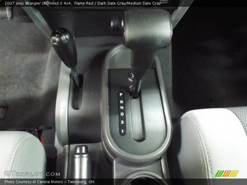 Flame Red / Dark Slate Gray/Medium Slate Gray 2007 Jeep Wrangler Unlimited X 4x4
