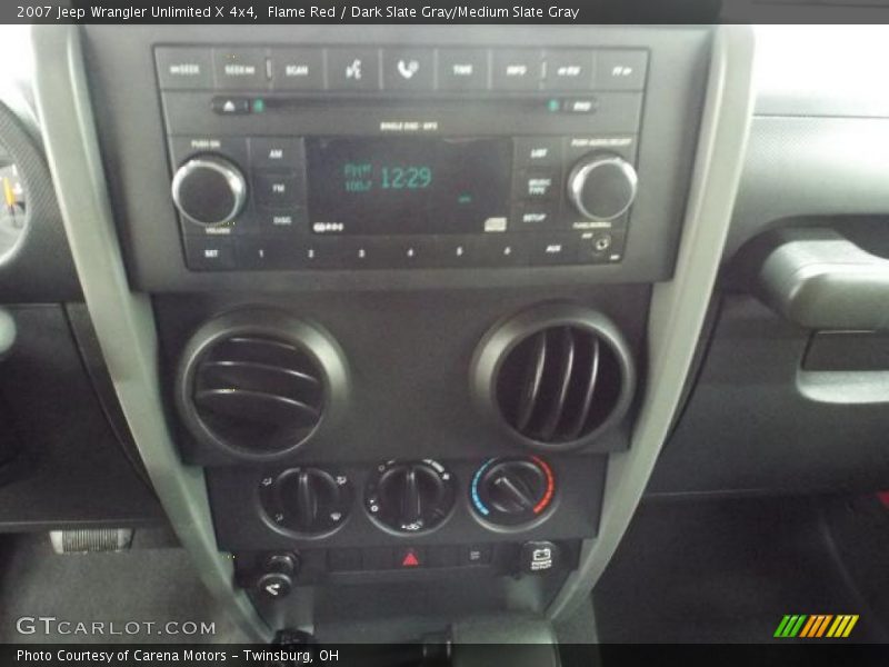 Flame Red / Dark Slate Gray/Medium Slate Gray 2007 Jeep Wrangler Unlimited X 4x4