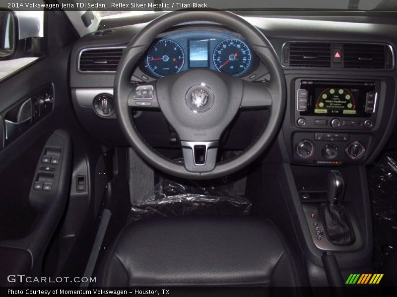 Reflex Silver Metallic / Titan Black 2014 Volkswagen Jetta TDI Sedan