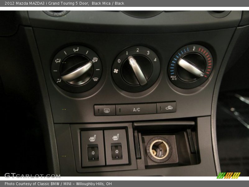 Controls of 2012 MAZDA3 i Grand Touring 5 Door