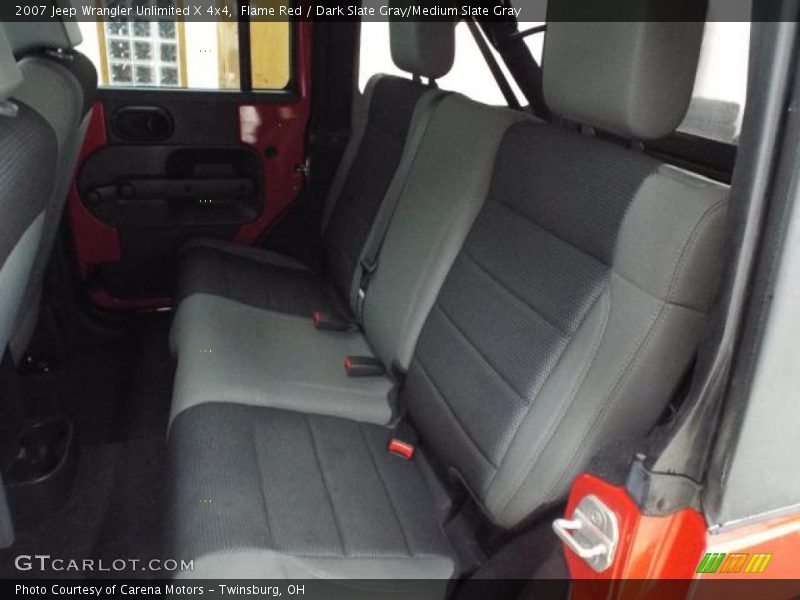 Flame Red / Dark Slate Gray/Medium Slate Gray 2007 Jeep Wrangler Unlimited X 4x4