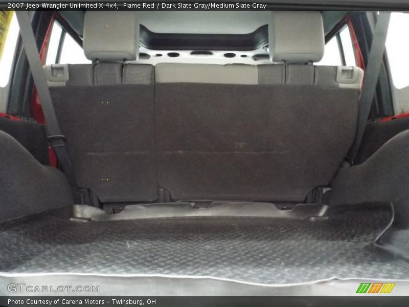 Flame Red / Dark Slate Gray/Medium Slate Gray 2007 Jeep Wrangler Unlimited X 4x4