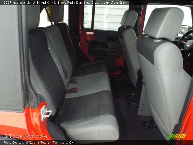 Flame Red / Dark Slate Gray/Medium Slate Gray 2007 Jeep Wrangler Unlimited X 4x4