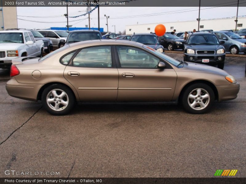 Arizona Beige Metallic / Medium Parchment 2003 Ford Taurus SES