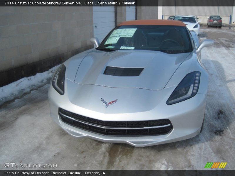 Blade Silver Metallic / Kalahari 2014 Chevrolet Corvette Stingray Convertible