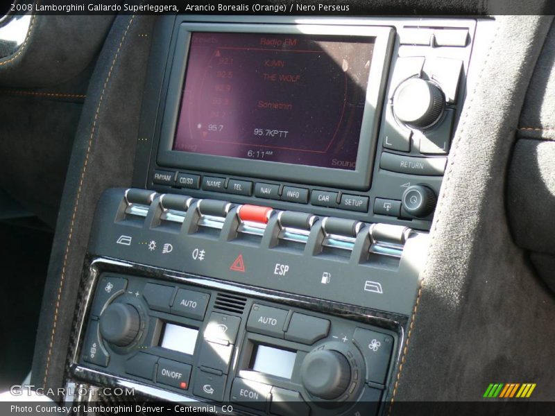 Controls of 2008 Gallardo Superleggera