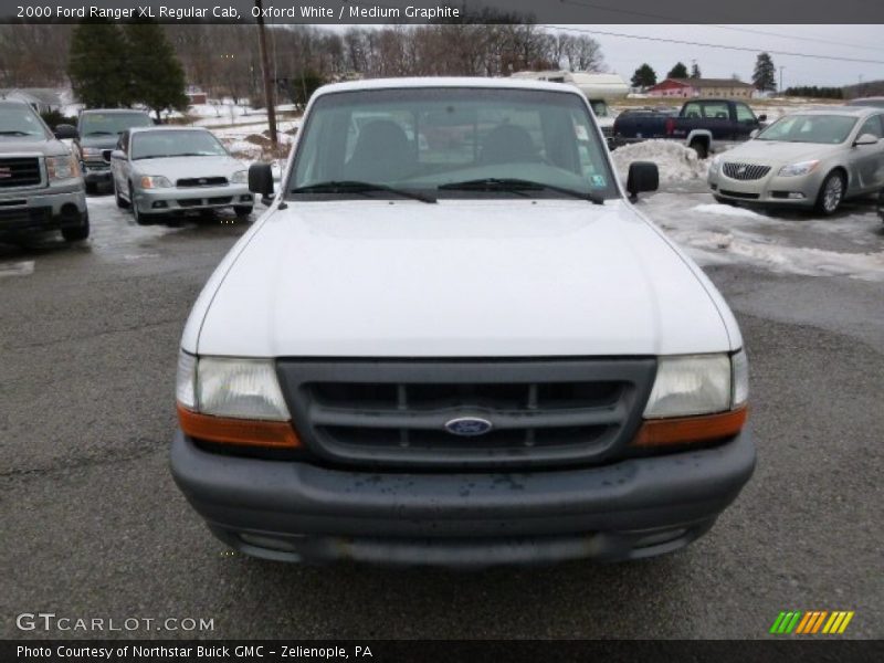 Oxford White / Medium Graphite 2000 Ford Ranger XL Regular Cab