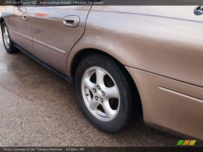 Arizona Beige Metallic / Medium Parchment 2003 Ford Taurus SES