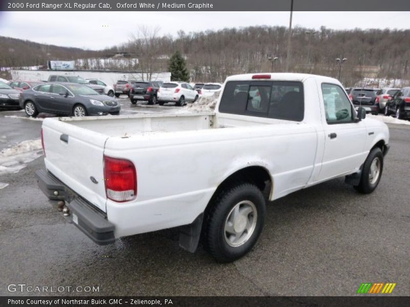 Oxford White / Medium Graphite 2000 Ford Ranger XL Regular Cab