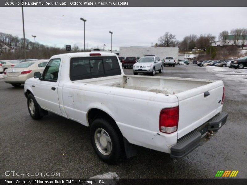 Oxford White / Medium Graphite 2000 Ford Ranger XL Regular Cab