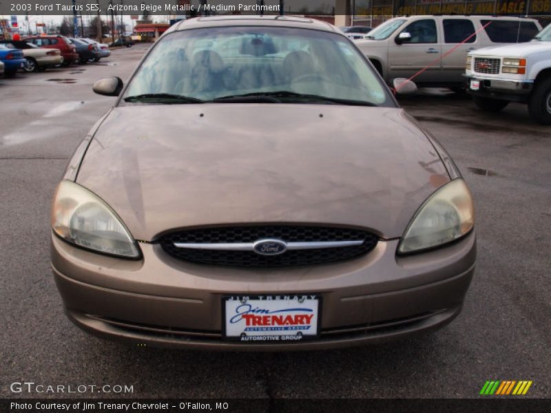 Arizona Beige Metallic / Medium Parchment 2003 Ford Taurus SES