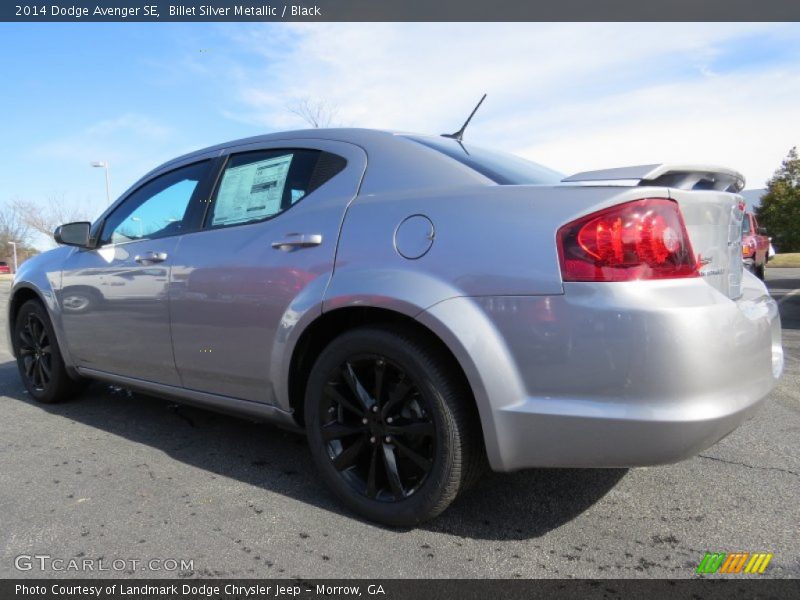 Billet Silver Metallic / Black 2014 Dodge Avenger SE