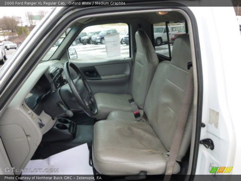 Oxford White / Medium Graphite 2000 Ford Ranger XL Regular Cab