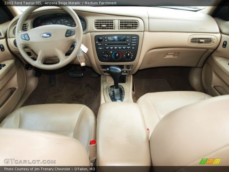 Arizona Beige Metallic / Medium Parchment 2003 Ford Taurus SES