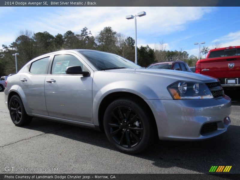 Billet Silver Metallic / Black 2014 Dodge Avenger SE