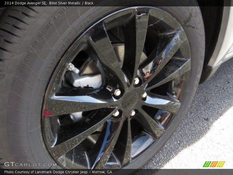 Billet Silver Metallic / Black 2014 Dodge Avenger SE