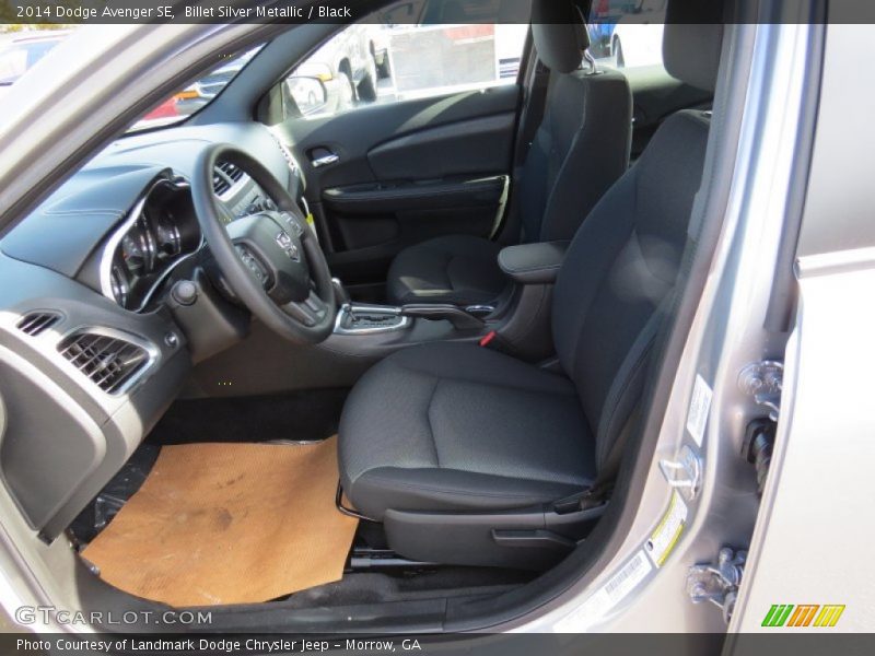 Billet Silver Metallic / Black 2014 Dodge Avenger SE