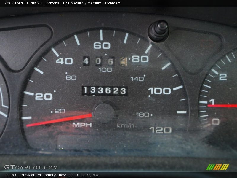 Arizona Beige Metallic / Medium Parchment 2003 Ford Taurus SES