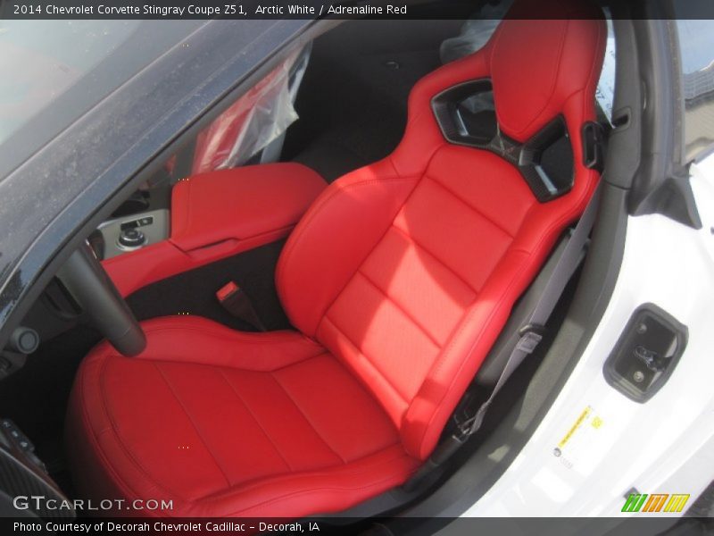 Front Seat of 2014 Corvette Stingray Coupe Z51