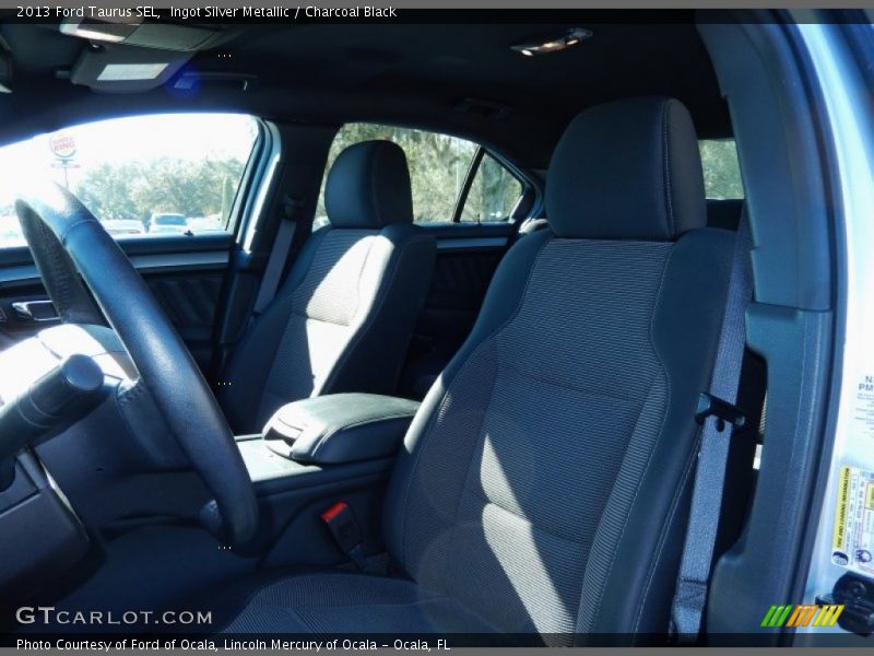 Ingot Silver Metallic / Charcoal Black 2013 Ford Taurus SEL
