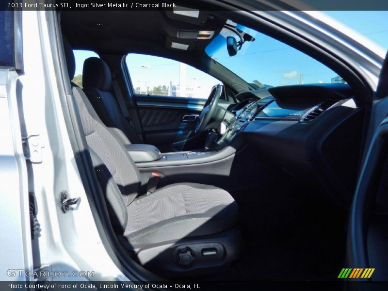 Ingot Silver Metallic / Charcoal Black 2013 Ford Taurus SEL