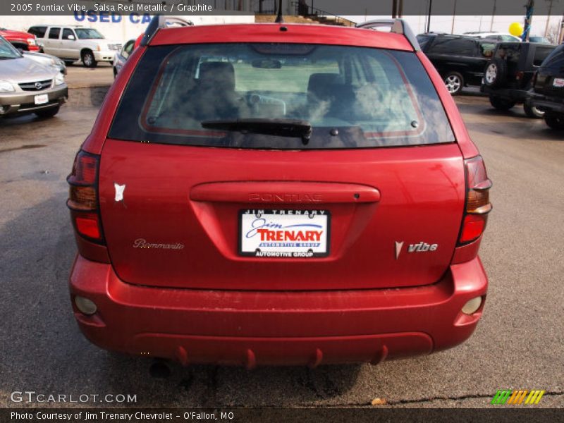 Salsa Red Metallic / Graphite 2005 Pontiac Vibe