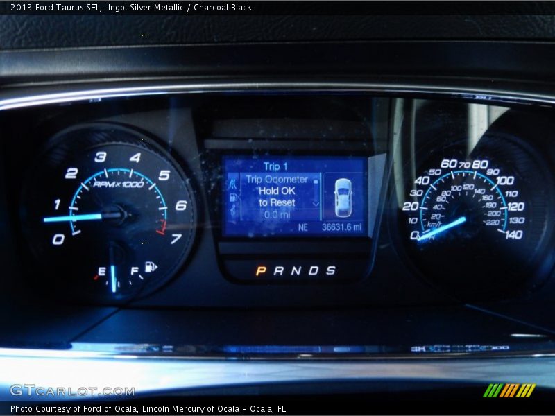 Ingot Silver Metallic / Charcoal Black 2013 Ford Taurus SEL