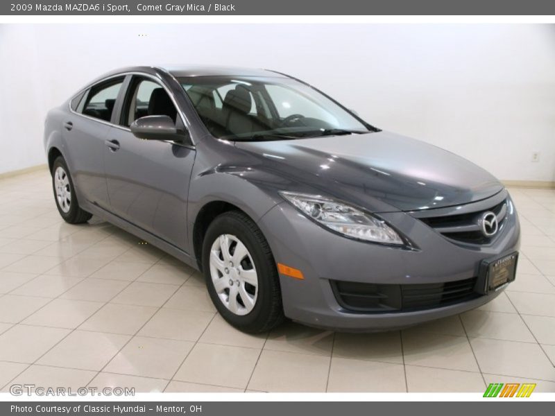 Comet Gray Mica / Black 2009 Mazda MAZDA6 i Sport