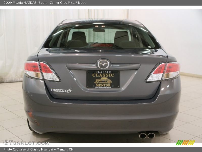 Comet Gray Mica / Black 2009 Mazda MAZDA6 i Sport