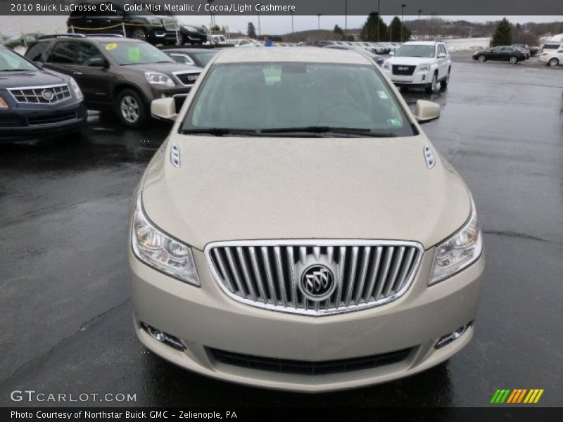 Gold Mist Metallic / Cocoa/Light Cashmere 2010 Buick LaCrosse CXL