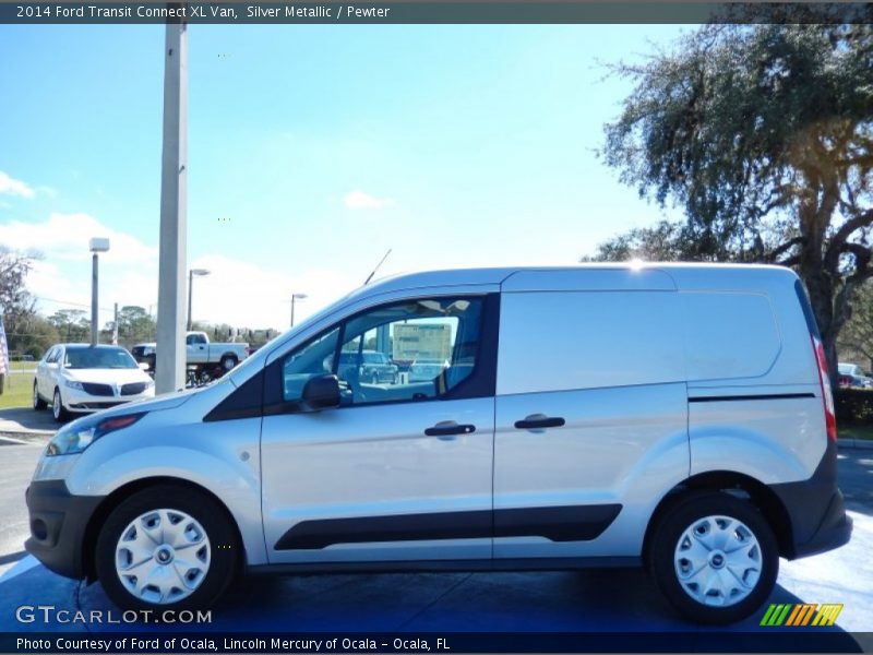  2014 Transit Connect XL Van Silver Metallic