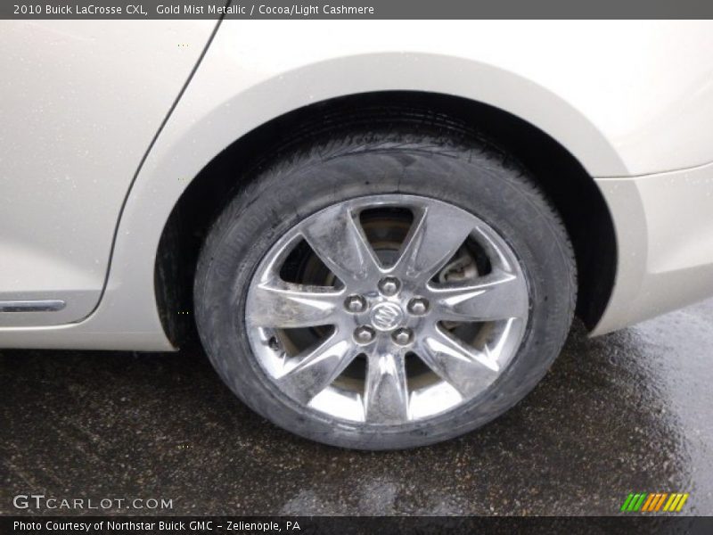 Gold Mist Metallic / Cocoa/Light Cashmere 2010 Buick LaCrosse CXL