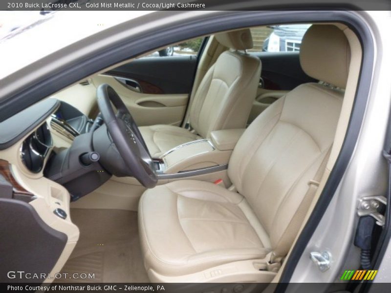 Gold Mist Metallic / Cocoa/Light Cashmere 2010 Buick LaCrosse CXL