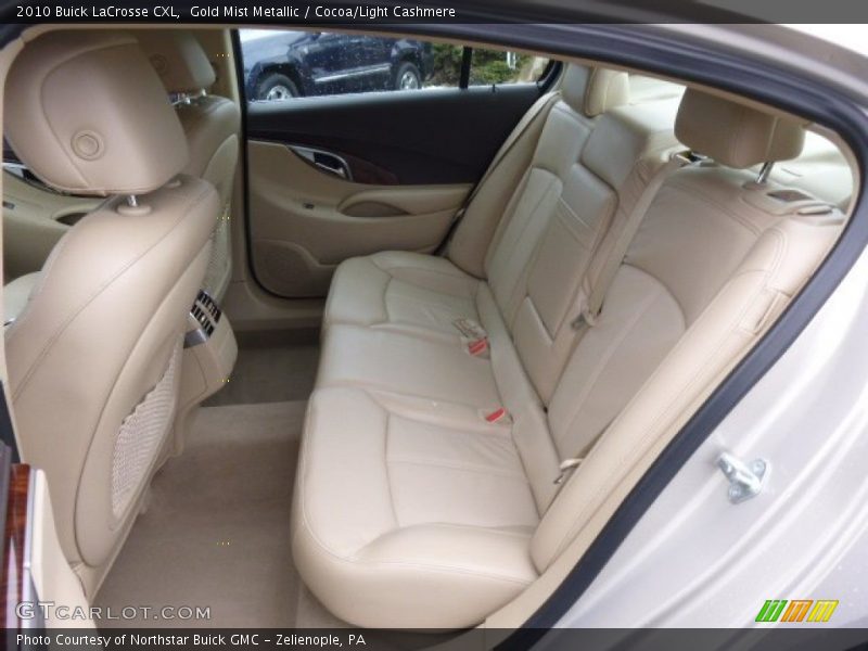 Gold Mist Metallic / Cocoa/Light Cashmere 2010 Buick LaCrosse CXL