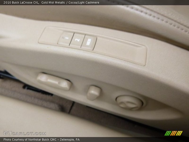 Gold Mist Metallic / Cocoa/Light Cashmere 2010 Buick LaCrosse CXL