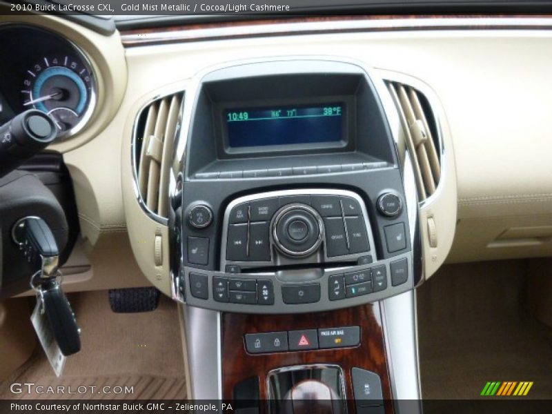 Gold Mist Metallic / Cocoa/Light Cashmere 2010 Buick LaCrosse CXL