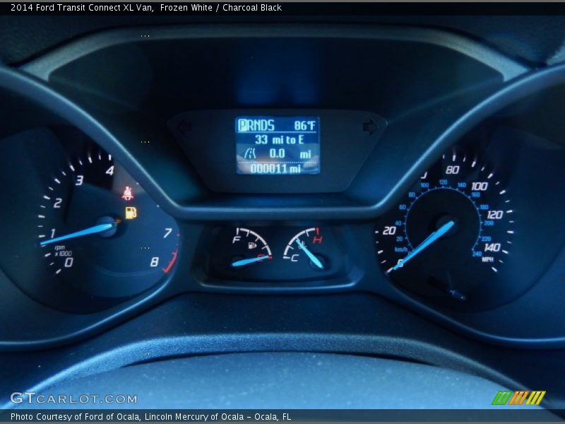  2014 Transit Connect XL Van XL Van Gauges