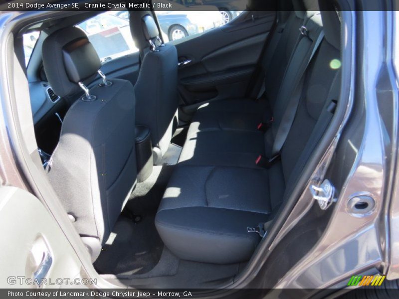 Granite Crystal Metallic / Black 2014 Dodge Avenger SE