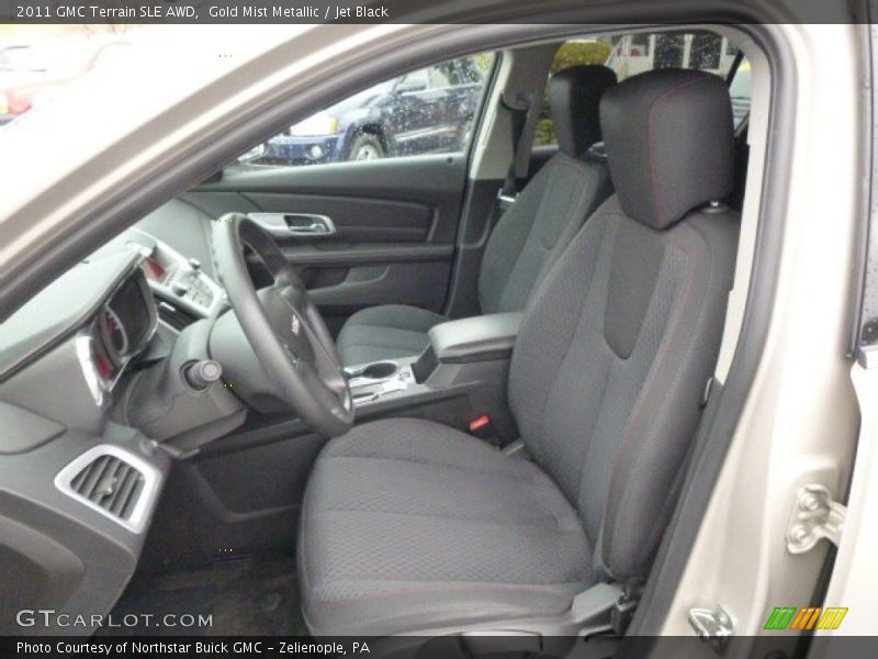 Gold Mist Metallic / Jet Black 2011 GMC Terrain SLE AWD