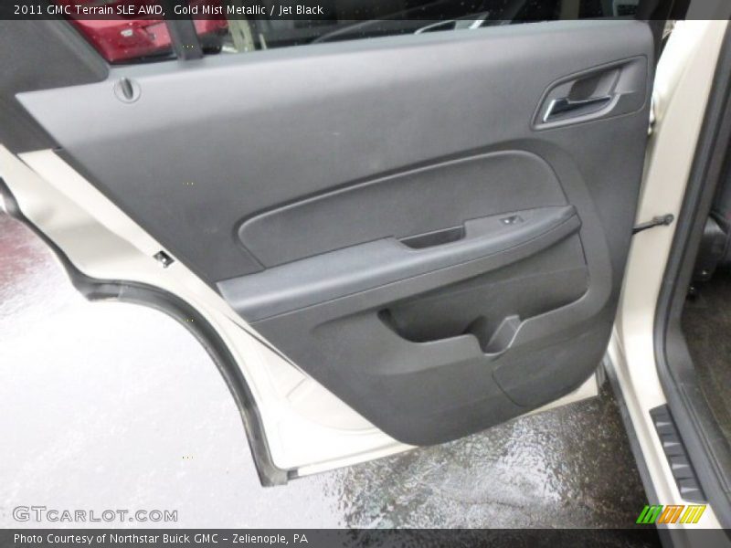 Gold Mist Metallic / Jet Black 2011 GMC Terrain SLE AWD