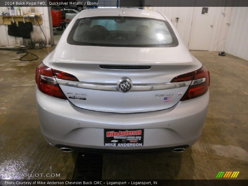 Quicksilver Metallic / Ebony 2014 Buick Regal FWD
