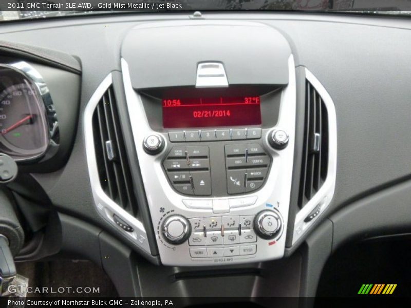 Gold Mist Metallic / Jet Black 2011 GMC Terrain SLE AWD