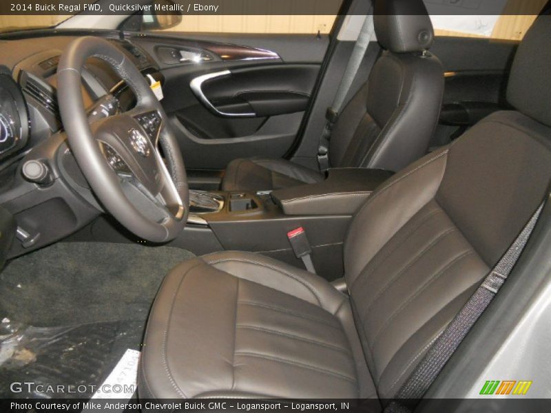 Quicksilver Metallic / Ebony 2014 Buick Regal FWD