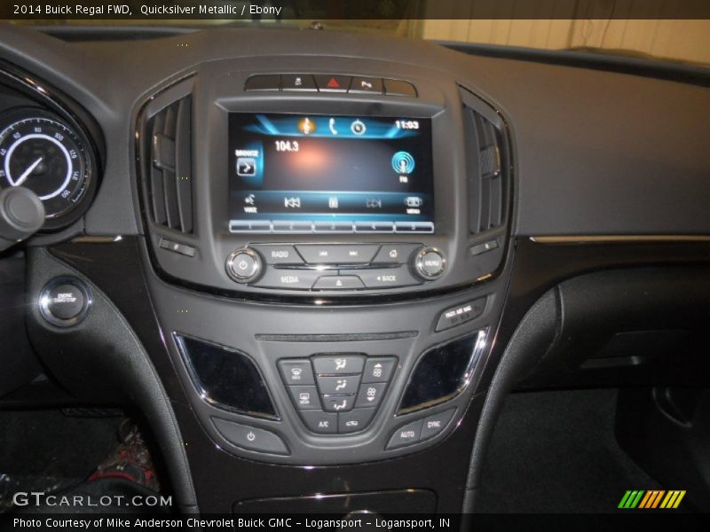 Quicksilver Metallic / Ebony 2014 Buick Regal FWD