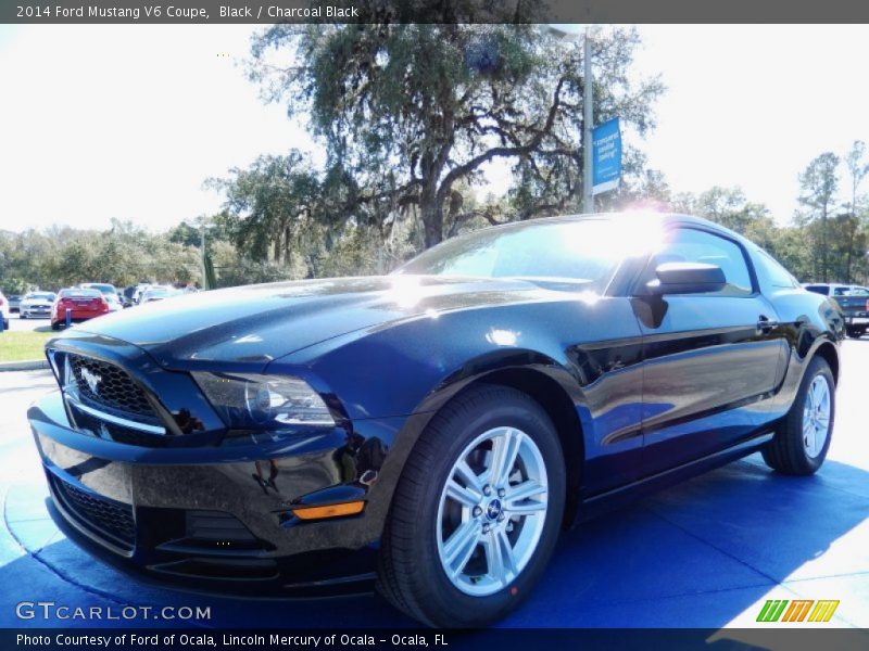 Black / Charcoal Black 2014 Ford Mustang V6 Coupe