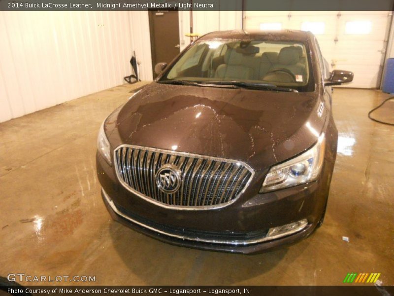 Midnight Amethyst Metallic / Light Neutral 2014 Buick LaCrosse Leather