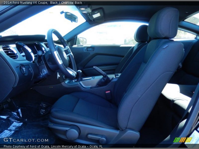 Black / Charcoal Black 2014 Ford Mustang V6 Coupe