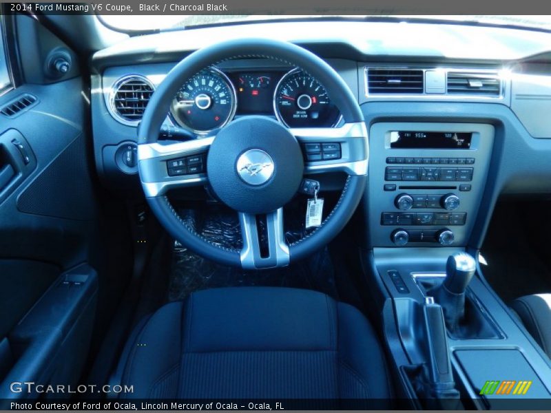 Black / Charcoal Black 2014 Ford Mustang V6 Coupe