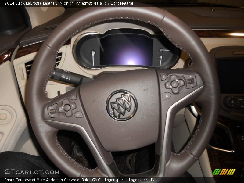 Midnight Amethyst Metallic / Light Neutral 2014 Buick LaCrosse Leather