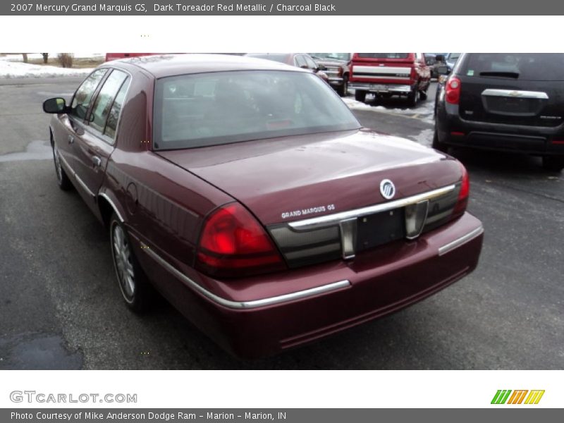 Dark Toreador Red Metallic / Charcoal Black 2007 Mercury Grand Marquis GS